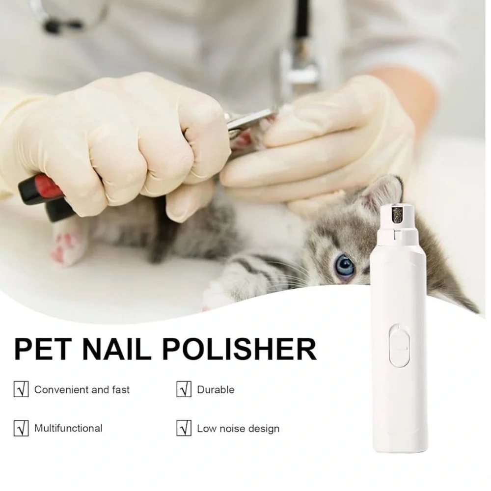 Pet Nail Grinder - White